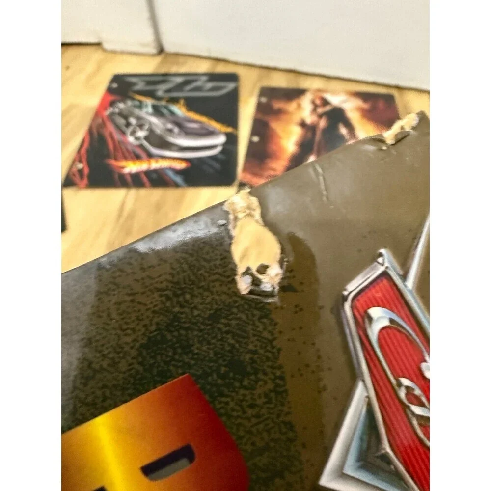 Set of 4 Action & Movie-Themed Folders (Spider-Man, Cars, Hot Wheels, Pirates)